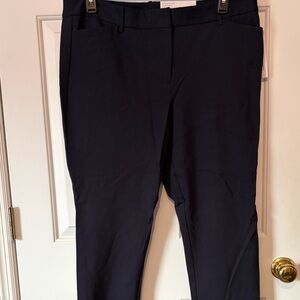 Liz Claiborne Navy Blue NWT Emma Ankle Length mid-rise dress pants size 16